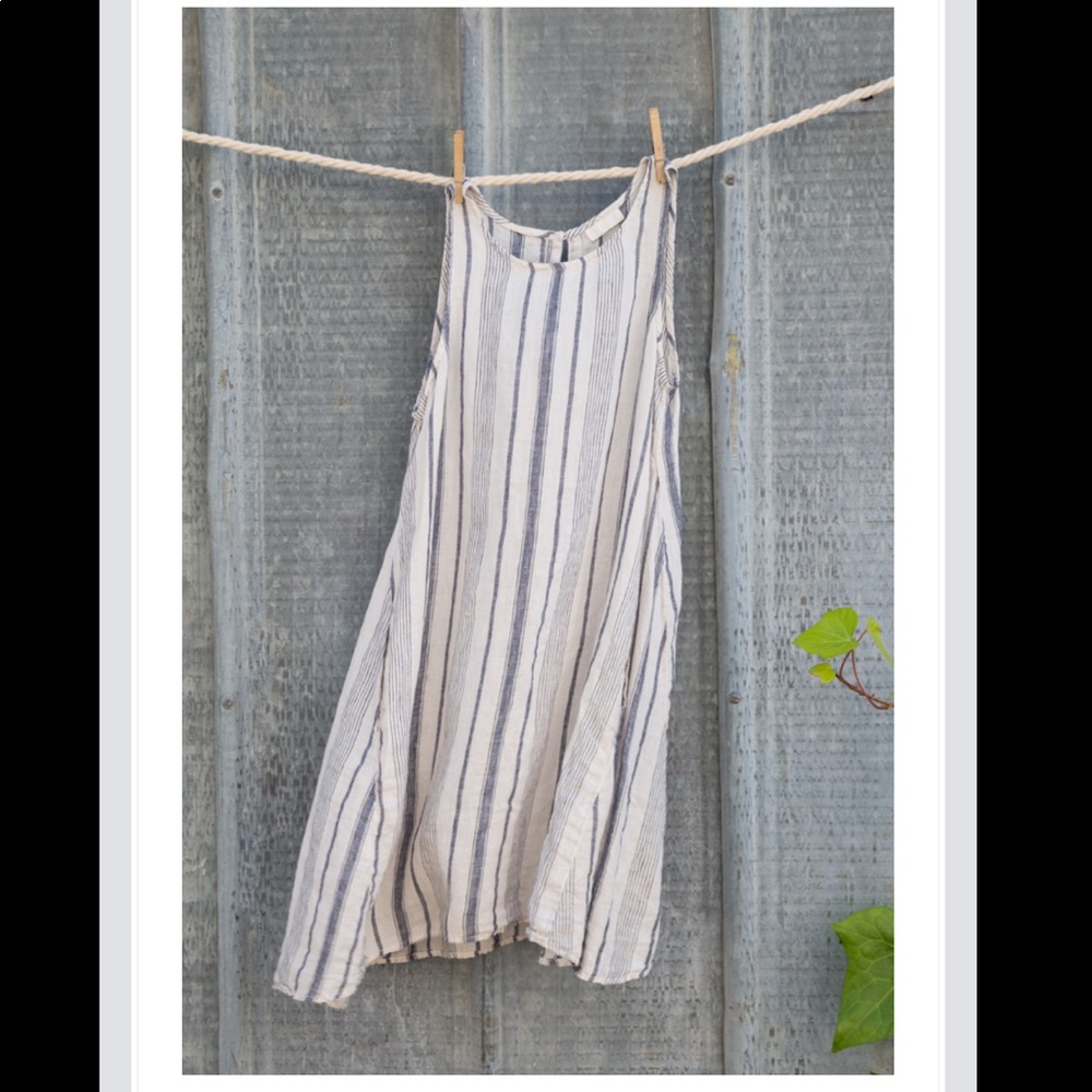 NWT CP Shades Jacqui Dress in Blue Stripe